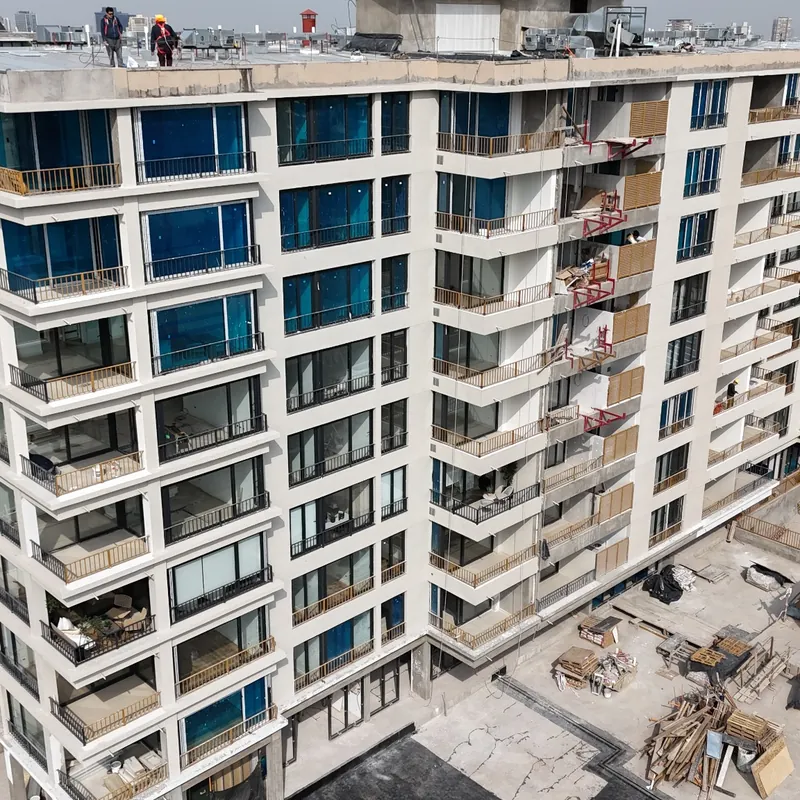 Inspección de fachadas y estructuras en altura con drones – 360 OPD SPA, Chile