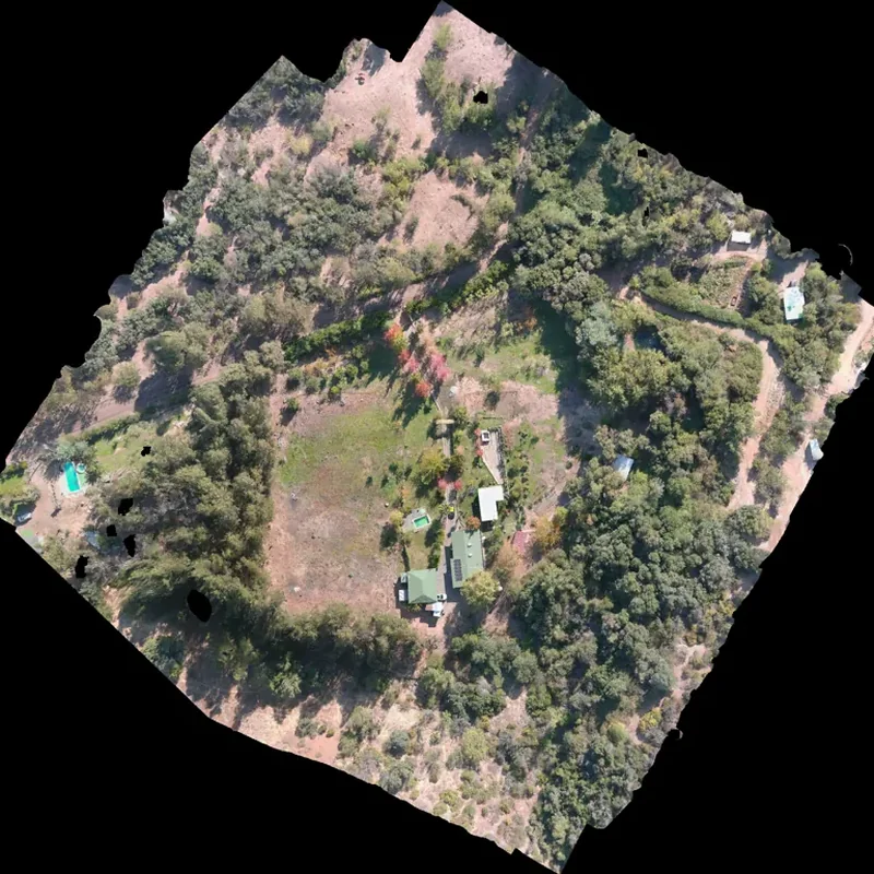 Ortofotografía aérea con dron para proyectos de catastro e ingeniería – 360 OPD SPA, Chile